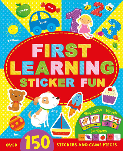 Picture of First Learning Sticker Fun: Over 150 stickers and game pieces