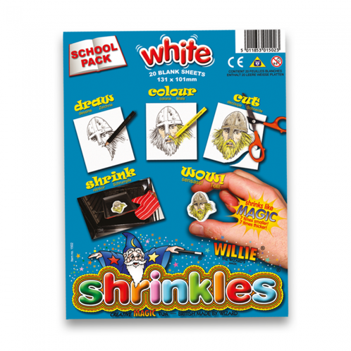 Picture of Shrink Art School Pack 202x262mm (20 Sheets) - White