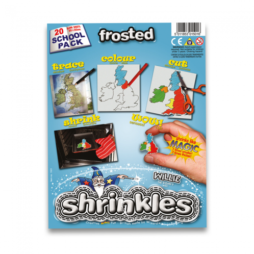 Picture of Shrink Art School Pack 202x262mm (20 Sheets) - Frosted