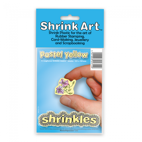 Picture of Shrink Art 101x131mm (6 Sheets) - Pastel Yellow