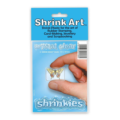 Picture of Shrink Art Classroom Pack 101x131mm (6 Sheets) - Crystal Clear