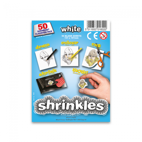 Picture of Shrink Art Classroom Pack 101x131mm (50 Sheets) - White