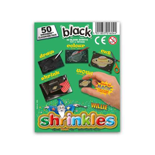 Picture of Shrink Art Classroom Pack 101x131mm (50 Sheets) - Black