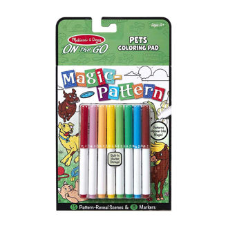 Picture of Magic-Pattern Coloring Pad On the Go Pets