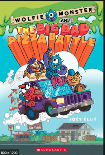 Picture of WOLFIE MONSTER AND THE BIG BAD PIZZA BATTLE PBK