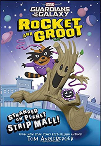 Picture of Marvel Guardians of the Galaxy Rocket and Groot Stranded on Planet Strip Mall!