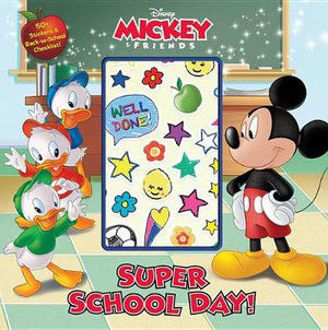 Picture of Disney Mickey Friends Super School Day! 50 stickers and back to school checklist!
