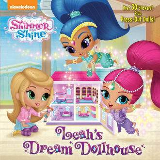 Picture of Shimmer and Shine Leah's Dream Dollhouse Over 30 stickers and press out Dolls!