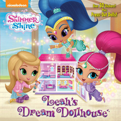 Picture of Shimmer and Shine Leah's Dream Dollhouse Over 30 stickers and press out Dolls!