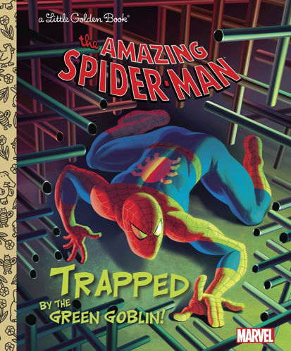 Picture of A Little Golden Book The Amazing Spider-Man Trapped by the Green Goblin ( Marvel)