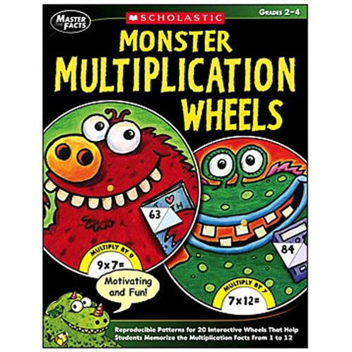 Picture of Master The Facts Monster Multiplication Wheels