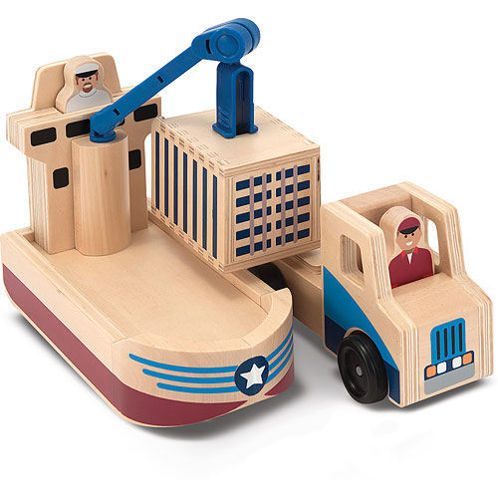 Picture of WHITTLE WORLD - CARGO SHIP & TRUCK SET
