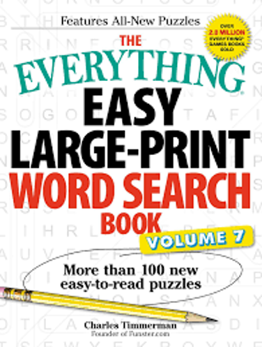 Picture of The Everything Easy Large-Print Word Search Book, Volume 7: More Than 100 New Easy-to-read Puzzles