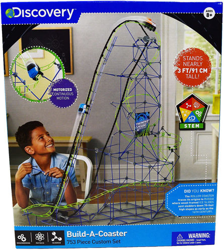 Picture of Discovery Toys Kids Roller Coaster Build a Coaster 753 Piece Custom Set
