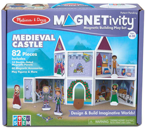 Picture of Magnetivity Magnetic Building Play Set - Medieval Castle