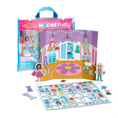 Picture of Magnetivity Magnetic Dress-Up Play Set - Dress & Play Fashion