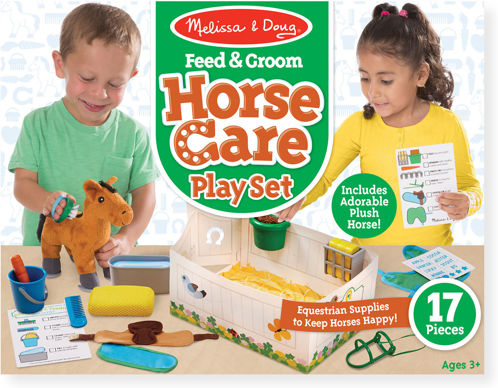 Picture of Feed & Groom Horse Care Play Set