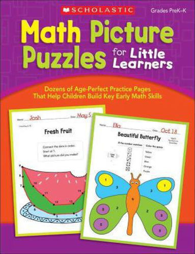 Picture of Math Picture Puzzles for Little Learners Paperback