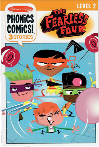 Picture of Phonics Comics!  The Fearless Four - Level 2