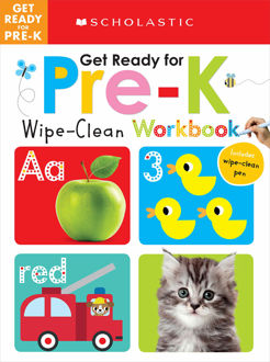 Picture of Get Ready for Pre-K Wipe-Clean Workbook