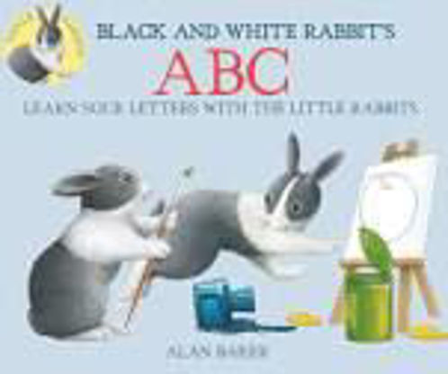 Picture of BLACK AND WHITE RABBIT'S ABC