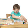 Picture of Deluxe Wooden Stamp Set - ABCs 123s