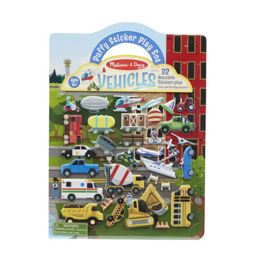 Picture of Puffy Sticker Play Set- Vehicles