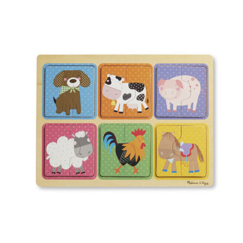 Picture of Natural Play Wooden Puzzle: Farm Friends