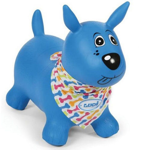 Picture of Blue Bouncing Dog - Baby Ride on - Ludi