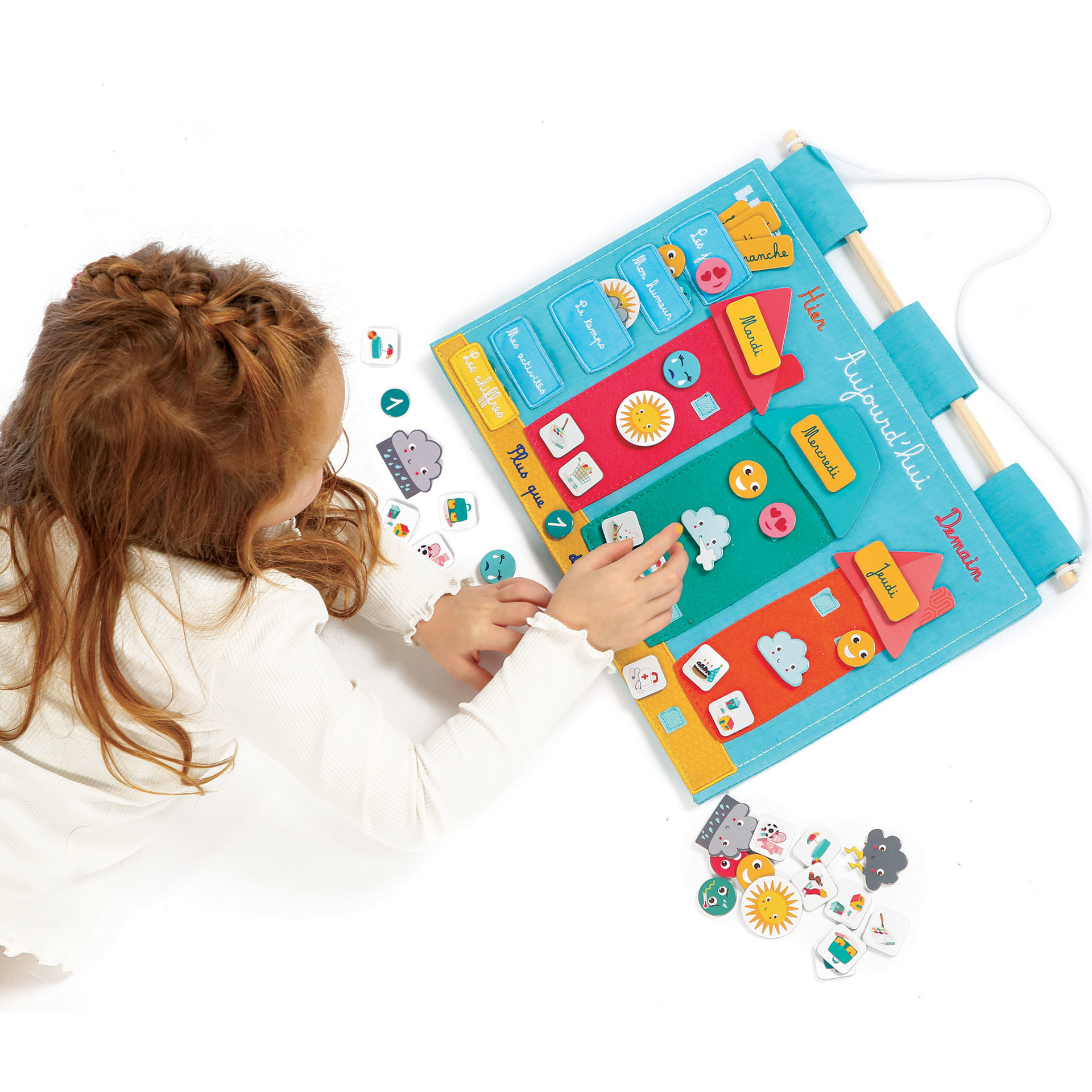 THE FABRIC PANEL "YESTERDAY, TODAY, TOMORROW" Baby Play Ludi