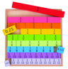 Picture of Fractions Tray - BigJigs Toys - Wooden Math Game