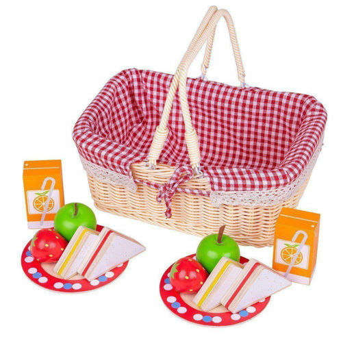 Picture of Picnic Basket - Pretend Play - BigJigs