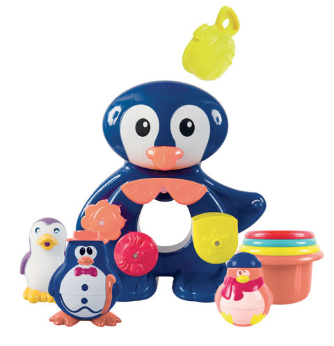 Picture of Bath Box Penguin - Baby Toys - Bath Toys - Ludi Toys