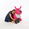 Picture of Jumping Dog Pink - Ride on - Baby Play - Ludi Toys