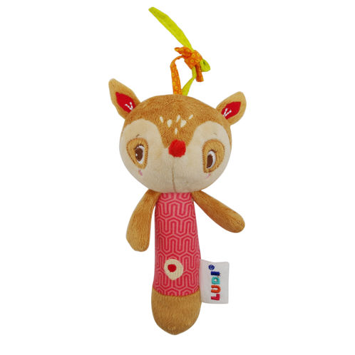 Picture of Baby Rattle - Brown - Soft Toys - Baby toys - Ludi