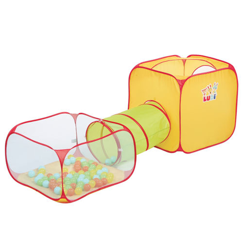 Picture of A cube, a tunnel and a ball play area - Baby Play - Soft Toys - Ludi