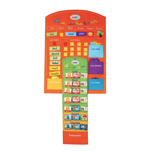 Picture of French Basic Week Calendar  - French Calendar - Ludi
