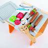 Picture of Wooden Tabletop BBQ Playset - Wooden Pretend Toys - BigJigs