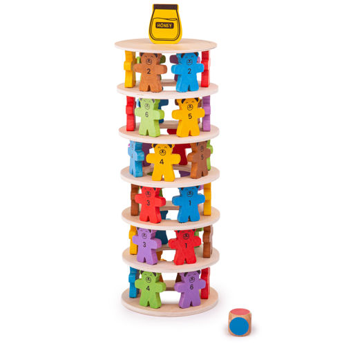 Picture of Tumbling Teddies - Wooden Toys - BigJigs