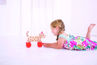 Picture of Wooden Cat Pull Along -Orange Cat - Baby Toy - BigJigs