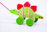 Picture of Wooden Stegosaurus Pull Along - Wooden Pull Along - Dinosaurs - BigJigs