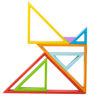 Picture of Wooden Staching Triangles - Wooden Triangles - Educational Toys - BigJigs