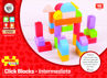 Picture of Click Wooden Colorful Blocks - Educational Toys - Baby Play - BigJigs