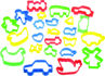 Picture of Jar of Pastry Cutters - Colorful Children Cutters  - BigJigs