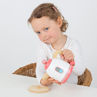 Picture of Wooden Pink Kettle - Pretend Toy - BigJigs