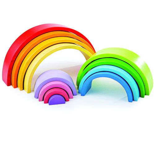 Picture of Wooden Stacking Rainbow - Large - Educational Toys - BigJigs