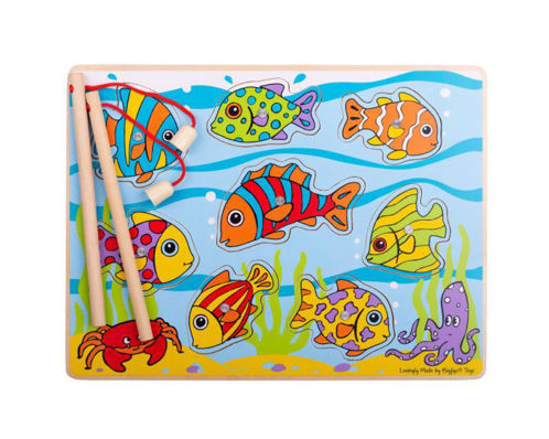 Picture of Tropical Magnetic Fishing Game - Wooden/Magnetic - Educational Toys - BigJigs