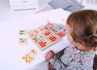 Picture of Picture and Number Matching Puzzle - Wooden Puzzle - BigJigs
