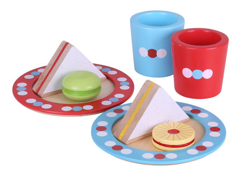 Picture of Afternoon Tea - Wooden Pretend Toy - Play Kitchen - BigJigs