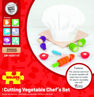 Picture of Cutting Vegetables Chef Set - Wooden Pretend Play - BigJigs